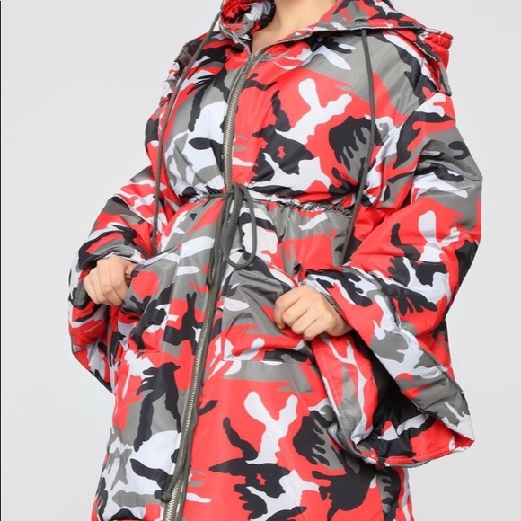 Red camo jacket - Picture 1 of 2